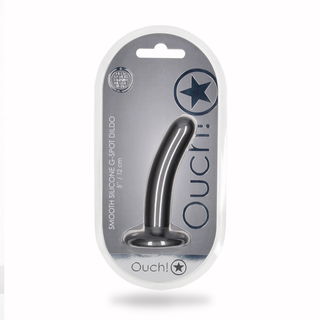 G-punkts Dildo Silikon 12cm - Gunmetal