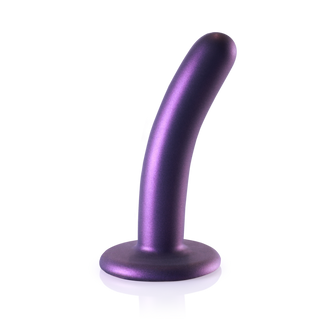 G-punkts Dildo Silikon 12cm - Metallisk Lila