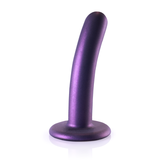 G-punkts Dildo Silikon 12cm - Metallisk Lila