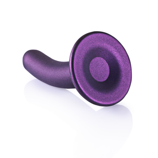 G-punkts Dildo Silikon 12cm - Metallisk Lila