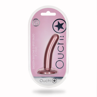 G-punkts Dildo Silikon 12cm - Roséguld