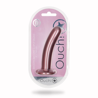 G-punkts Dildo Silikon 14.5cm - Roséguld
