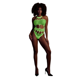 Neongrön Body Grekisk Urringning UV-Aktiv One Size