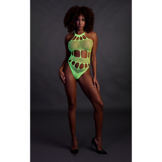Neongrön Body Grekisk Urringning UV-Aktiv One Size