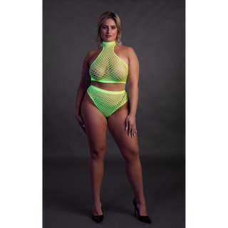 Neon Grön Underkläder - Hög Midja & Polokrage - Plus Size
Neon Grön Underkläder Hög Midja Polokrage Plus Size