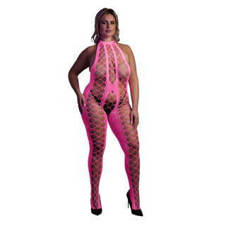 Neonrosa Bodystocking Plus Size Halterneck