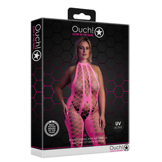 Neonrosa Bodystocking Plus Size Halterneck