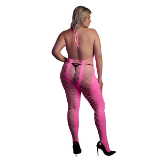 Neonrosa Bodystocking Plus Size Halterneck