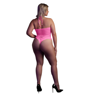 Neonrosa Halterneck Body Plus Size UV-aktiv Kroppsstrumpa
Neonrosa Kroppsstrumpa Plus Size UV-aktiv Halterneck