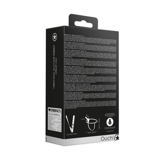 Vibrerande Strap-On, 10 Hastigheter, Justerbar - Svart