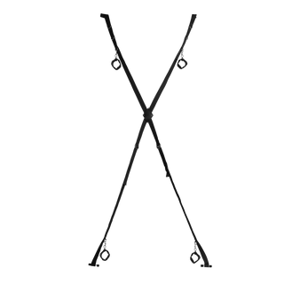 Över Dörren Bondage Kors - Justerbar, Svart