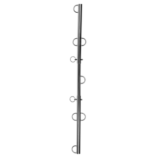 Justerbar Spridningsbom med Krokar - BDSM Lek, Silver