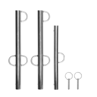 Justerbar Spridningsbom med Krokar - BDSM Lek, Silver