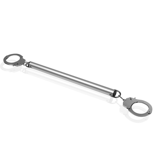Spridningsbom med Hand- & Ankelmanschetter - Silver