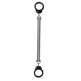 Spridningsbom med Hand- & Ankelmanschetter - Silver