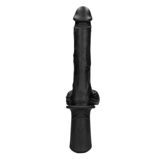 Svart Handhållen Vibrator, Stötsimulerande, 13 Lägen