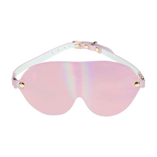 Sensuell Rosa Ögonbindel i Läder – Paris Collection