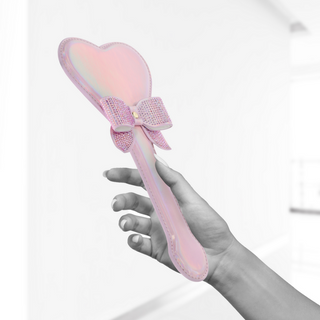 Läderpaddel Rosa - BDSM Slagpaddel för Lek