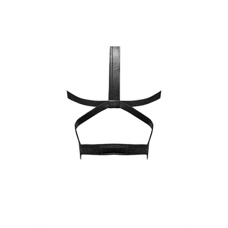 Svart Mask med Justerbar Ring – One Size