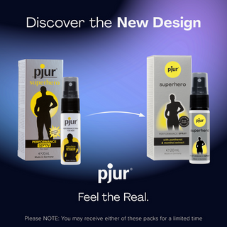 Pjur Superhero Prestationsspray för Män - Förlänger Njutningen → Prestationsspray för Män - Förlänger Njutningen