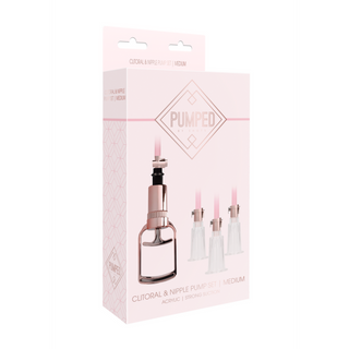 Klitoris & Bröstvårts Sugpump Kit - Medium, 3 Koppar