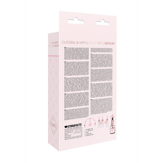Klitoris & Bröstvårts Sugpump Kit - Medium, 3 Koppar