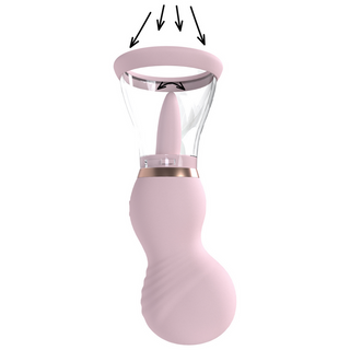 Sensuell Pump Rosa, 5 Lägen - Bröst & Vulva