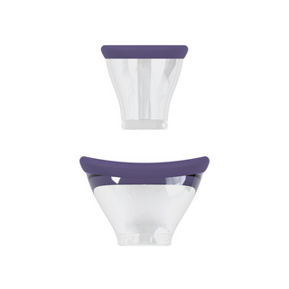 Vibrerande Vulva & Bröstpump - Lila, 5 lägen, 8 pulserande