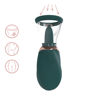 Bröst- & Vulvapump, Skogsgrön, 5 lägen, 8 läckage lägen
Bröst & Vulva Pump - Skogsgrön, 5 Suglägen, 8 Lägen