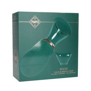 Bröst- & Vulvapump, Skogsgrön, 5 lägen, 8 läckage lägen
Bröst & Vulva Pump - Skogsgrön, 5 Suglägen, 8 Lägen