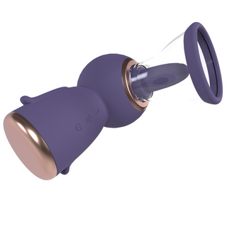 Uppladdningsbar Vulva- & Bröstpump, 5 Lägen, Lila