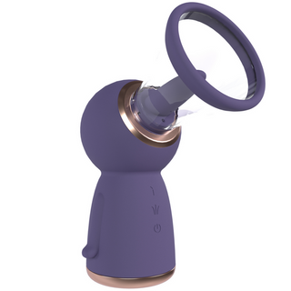 Uppladdningsbar Vulva- & Bröstpump, 5 Lägen, Lila