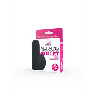 Vibrerande Bullet med Fjärrkontroll, 10 Hastigheter, USB-Laddningsbar