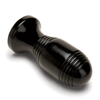 Ribbad Plug – Stimulerande Analplugg, Svart