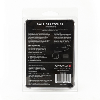 Silikon Ball Stretcher - Liten - Svart