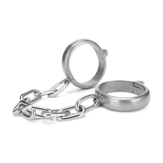 Tåliga Handfängsel Stål - Bondage Lek Silver