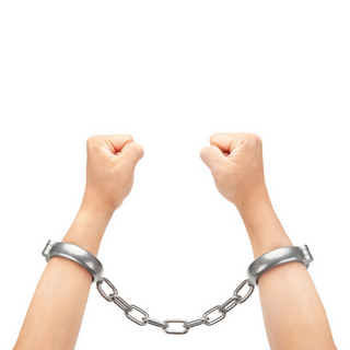 Tåliga Handfängsel Stål - Bondage Lek Silver