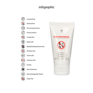 Insektsbett Gel 50ml - Kylande Gel mot Irriterad Hud