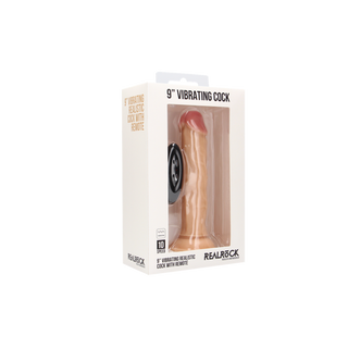 Vibrerande Realistisk Dildo, 23 cm, Stark Vibration