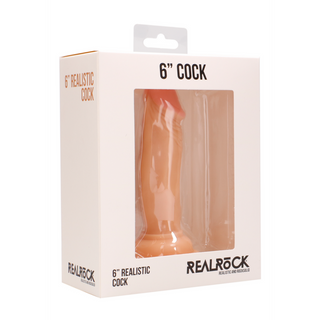 Realistisk Dildo 15cm - Sugpropp & Naturlig Känsla