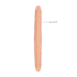 Dubbel Realistisk Dildo Hudliknande 14/36 cm