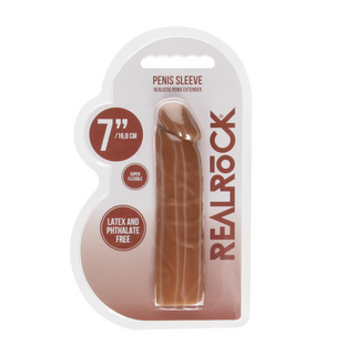 Penis Sleeves 7 / 17 cm - Realistisk Penisförlängare TPE