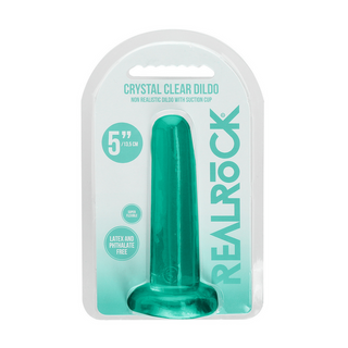 Dildo med Sugpropp - Turkos, 13.5 cm