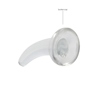 Dildo med Sugpropp Klar - 5/11,5 cm