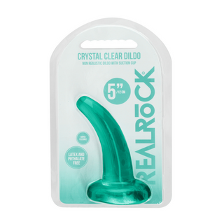 Dildo med Sugpropp, 5/11,5 cm - Klar, TPE