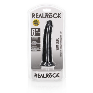 Realistisk Dildo Slim 15.5 cm - Sugpropp & G-punktsstimulering