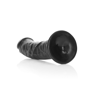 Realistisk Dildo med Sugpropp - Böjd, 20,5 cm