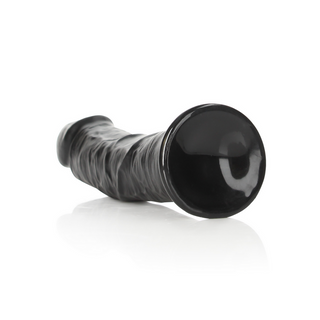 Böjd Realistisk Dildo med Sugpropp - 23 cm, G-punktsstimulering