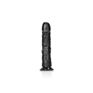 Realistisk Dildo med Sugpropp - Kurvad, 25,5 cm