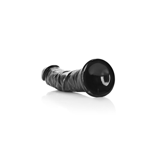 Realistisk Dildo med Sugpropp - Kurvad, 25,5 cm